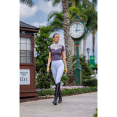 Equestrian Stockholm Turniershirt Crystal Champion Weiß/Dark Purple Equestrian Stockholm Turniershirt Crystal Champion Weiß/Dark Purple