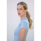 Equestrian Stockholm Shirt Dynamic Short Sleeve Ice Blue Equestrian Stockholm Shirt Dynamic Short Sleeve Ice Blue