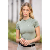 Equestrian Stockholm Shirt Dynamic Short Sleeve Pistachio White Equestrian Stockholm Shirt Dynamic Short Sleeve Pistachio White