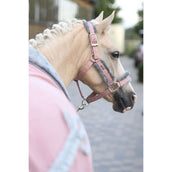 Equestrian Stockholm Halfter & Strick Fur Rosa Equestrian Stockholm Halfter & Strick Fur Rosa