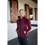 Equestrian Stockholm Fleecejacke Velvet Merlot Equestrian Stockholm Fleecejacke Velvet Merlot