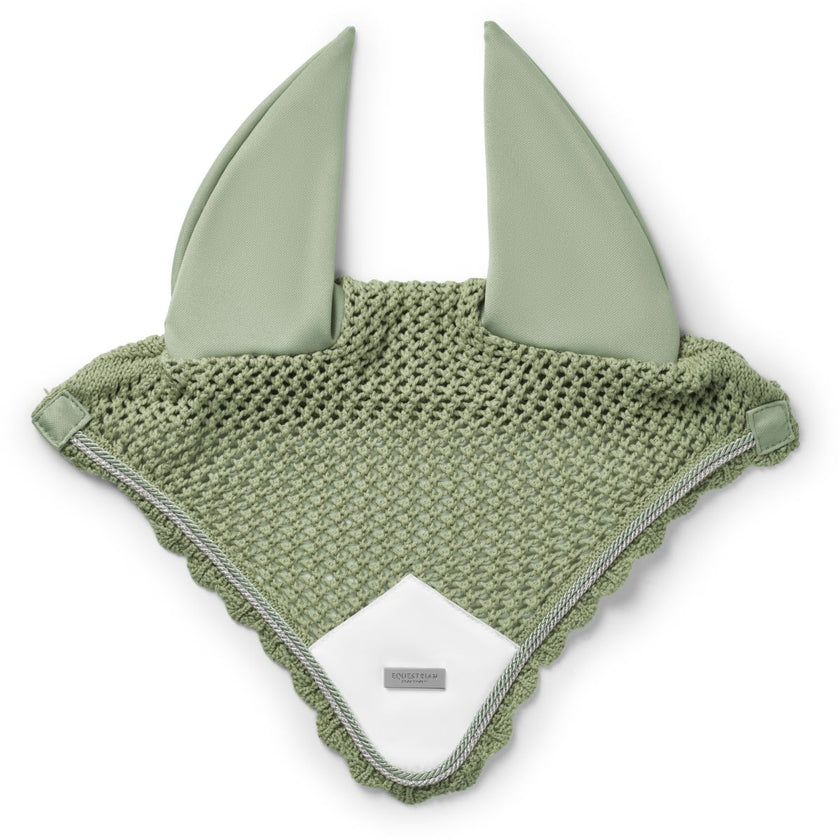 Equestrian Stockholm Fliegenhaube Pistachio White Equestrian Stockholm Fliegenhaube Pistachio White