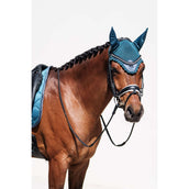 Equestrian Stockholm Fliegenhaube Modern Teal Blue Equestrian Stockholm Fliegenhaube Modern Teal Blue