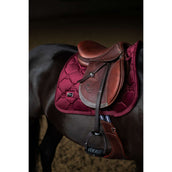 Equestrian Stockholm Schabracke Velvet Springen Merlot Equestrian Stockholm Schabracke Velvet Springen Merlot