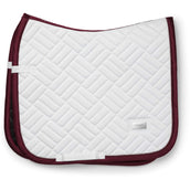 Equestrian Stockholm Schabracke Modern Dressur Weiß/Merlot Equestrian Stockholm Schabracke Modern Dressur Weiß/Merlot