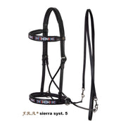F.R.A. Gebisslose Trense sierra systeem 5 Schwarz F.R.A. Gebisslose Trense sierra systeem 5 Schwarz