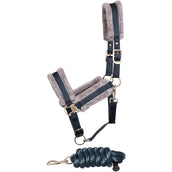 Harry's Horse Halfterset Just Ride Retro Soft Navy Harry's Horse Halfterset Just Ride Retro Soft Navy