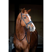 HB Showtime Zaum Snowflake Schwarz/Weiß HB Showtime Zaum Snowflake Schwarz/Weiß