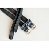 HB Ruitersport Sporenriemen Showtime Sparkle Schwarz Navy HB Ruitersport Sporenriemen Showtime Sparkle Schwarz Navy