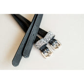 HB Ruitersport Sporenriemen Showtime Sparkle Schwarz/Silber HB Ruitersport Sporenriemen Showtime Sparkle Schwarz/Silber