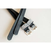 HB Ruitersport Sporenriemen Showtime Sparkle Schwarz/Silber HB Ruitersport Sporenriemen Showtime Sparkle Schwarz/Silber