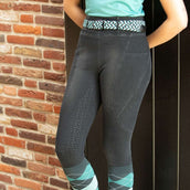 Harry's Horse Reitleggings Trendy Full Grip Black Sand Harry's Horse Reitleggings Trendy Full Grip Black Sand