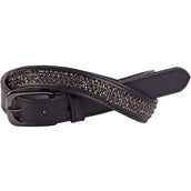 Harry's Horse Gürtel Leder Crystal Schwarz/Gunmetal Harry's Horse Gürtel Leder Crystal Schwarz/Gunmetal