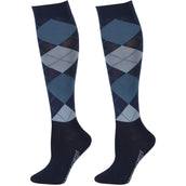 Harry's Horse Reitsocken Arygle Navy Harry's Horse Reitsocken Arygle Navy