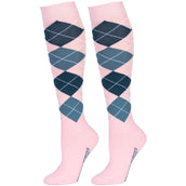 Harry's Horse Socken Check Pink Dolphin Harry's Horse Socken Check Pink Dolphin