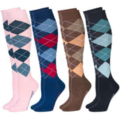 Harry's Horse Socken Check Pink Dolphin Harry's Horse Socken Check Pink Dolphin