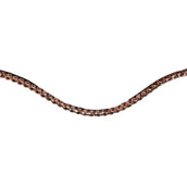HKM Stirnriemen Rosegold Glamour Braun/Rosegold HKM Stirnriemen Rosegold Glamour Braun/Rosegold