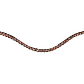 HKM Stirnriemen Rosegold Glamour Braun/Rosegold HKM Stirnriemen Rosegold Glamour Braun/Rosegold