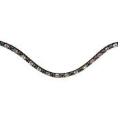 HKM Stirnriemen Amazing Petrol/Braun HKM Stirnriemen Amazing Petrol/Braun