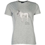 HKM T-Shirt Sparkle Grau Meliert HKM T-Shirt Sparkle Grau Meliert