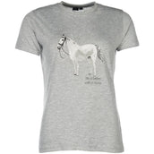 HKM T-Shirt Sparkle Grau Meliert HKM T-Shirt Sparkle Grau Meliert