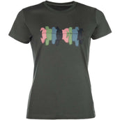 HKM T-Shirt Mirror Graugrün HKM T-Shirt Mirror Graugrün