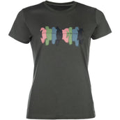 HKM T-Shirt Mirror Graugrün HKM T-Shirt Mirror Graugrün