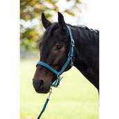 HKM Halfterset Crystal, weich unterlegt Petrol Navy HKM Halfterset Crystal, weich unterlegt Petrol Navy