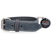Spotted Pro! Hundehalsband Leder Grau Spotted Pro! Hundehalsband Leder Grau