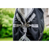 Amigo Turnout Rug 1200D 250g Black/Titanium Grey/Silver Amigo Turnout Rug 1200D 250g Black/Titanium Grey/Silver
