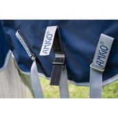 Amigo Turnout Rug FieldSafe Plus 1200D 100g Navy/Titanium Grey/Silver Amigo Turnout Rug FieldSafe Plus 1200D 100g Navy/Titanium Grey/Silver