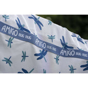 Amigo Bug Rug Plus Dragonfly Print/Silver/Blue/Sage Amigo Bug Rug Plus Dragonfly Print/Silver/Blue/Sage