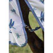 Amigo Bug Rug Dragonfly Print/Silver/Blue/Sage Amigo Bug Rug Dragonfly Print/Silver/Blue/Sage