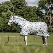 Amigo Fliegendecke Integrated Dragonfly Print/Silver/Blue/Sage Amigo Fliegendecke Integrated Dragonfly Print/Silver/Blue/Sage