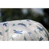 Amigo Fliegendecke Integrated Dragonfly Print/Silver/Blue/Sage Amigo Fliegendecke Integrated Dragonfly Print/Silver/Blue/Sage