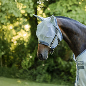 Amigo Fly Mask Heather Blue/Blue/Silver Amigo Fly Mask Heather Blue/Blue/Silver