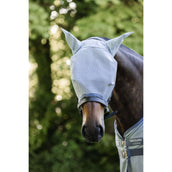 Amigo Fly Mask Heather Blue/Blue/Silver Amigo Fly Mask Heather Blue/Blue/Silver
