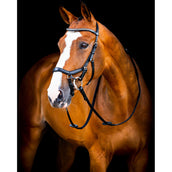 Rambo Micklem Diamond Competition Bridle New Schwarz Rambo Micklem Diamond Competition Bridle New Schwarz