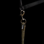 Imperial Riding Führstrick IRHDeluxe mit Karabinerhaken Olivgrün Imperial Riding Führstrick IRHDeluxe mit Karabinerhaken Olivgrün