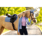 LeMieux Schabracke Suede Close Contact Square Springen Powder Blue LeMieux Schabracke Suede Close Contact Square Springen Powder Blue