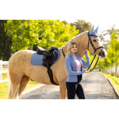 LeMieux Schabracke Suede Close Contact Square Springen Powder Blue LeMieux Schabracke Suede Close Contact Square Springen Powder Blue