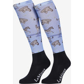 LeMieux Socken Footsie Zebra Schwarz/Blau LeMieux Socken Footsie Zebra Schwarz/Blau