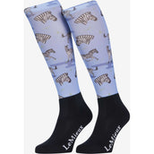 LeMieux Socken Footsie Zebra Schwarz/Blau LeMieux Socken Footsie Zebra Schwarz/Blau
