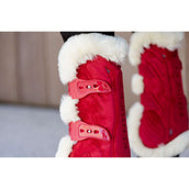 Kentucky Sehnenschutz Bamboo Elastic Velvet Vegan Bunt Rot Kentucky Sehnenschutz Bamboo Elastic Velvet Vegan Bunt Rot