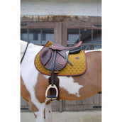 Kentucky Horsewear Schabracke Onion Quilt Leather Neon Springen Kaki Kentucky Horsewear Schabracke Onion Quilt Leather Neon Springen Kaki
