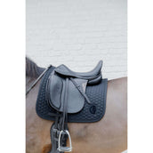 Kentucky Schabracke Plaited 3D Logo Dressur Schwarz Kentucky Schabracke Plaited 3D Logo Dressur Schwarz