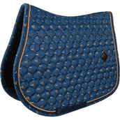 Kentucky Schabracke Velvet Horse Printing Navy Kentucky Schabracke Velvet Horse Printing Navy