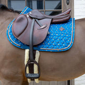 Kentucky Schabracke Velvet Horse Printing Springen Navy Kentucky Schabracke Velvet Horse Printing Springen Navy