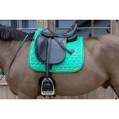 Kentucky Schabracke Velvet Horse Printing Dressur Grün Kentucky Schabracke Velvet Horse Printing Dressur Grün