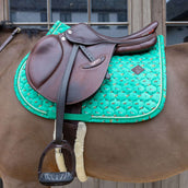 Kentucky Schabracke Velvet Horse Printing Springen Grün Kentucky Schabracke Velvet Horse Printing Springen Grün